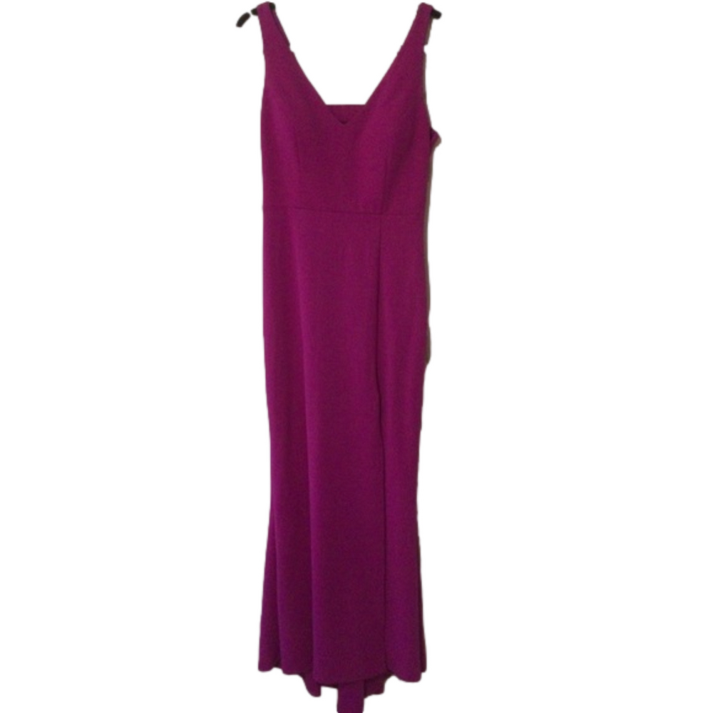Jump Apparel Criss-Cross Back Side Slit Dress 9/10 - Picture 3 of 9